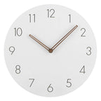 Scandinavian Wall Clock  Silent Grey Face With Copper Hands - Product detail 8