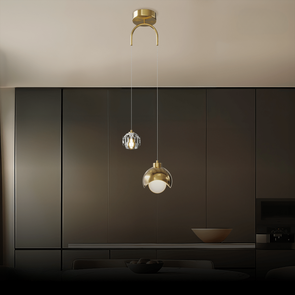 Kristallpendel Beleuchtung Mit Warmer 3000K LED Für Esszimmer Und Schlafzimmer Elegant Glitzerndes Licht