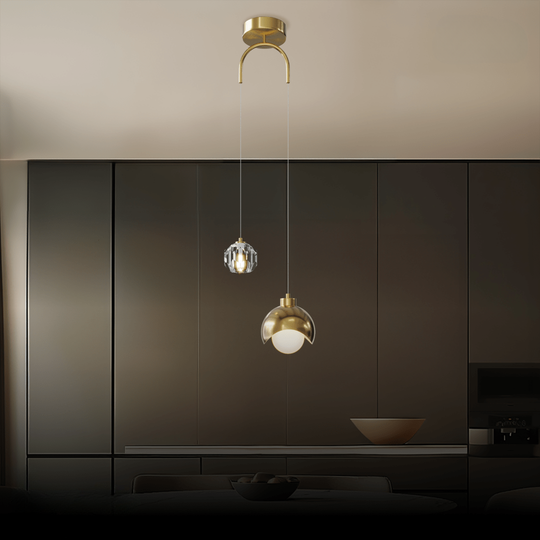 Kristallpendel Beleuchtung Mit Warmer 3000K LED Für Esszimmer Und Schlafzimmer Elegant Glitzerndes Licht