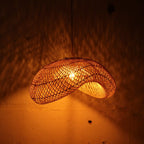 Bamboo Weave Hanglamp – Handgeweven Natuurlijke Sfeer in Japandi Stijl