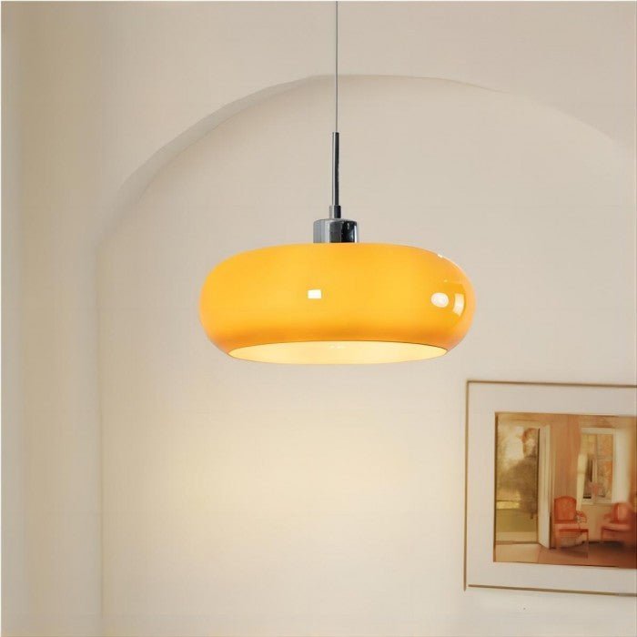 Noordse Retro Bauhaus glazen hanglamp HL116