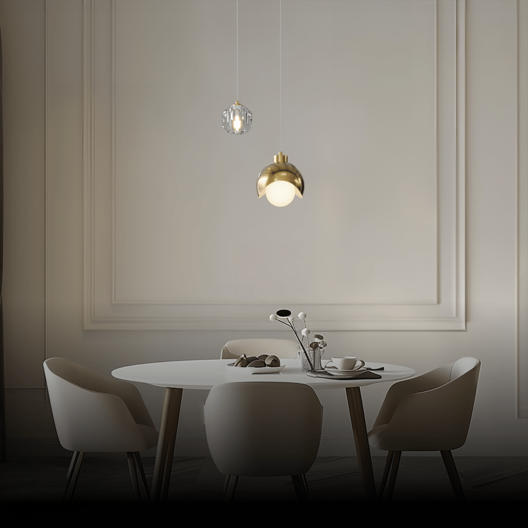 Kristallpendel Beleuchtung Mit Warmer 3000K LED Für Esszimmer Und Schlafzimmer Elegant Glitzerndes Licht