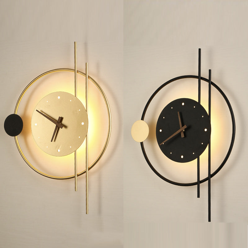 Modern Wall Clock Light  Illuminated Nielsen Design - Product detail 10