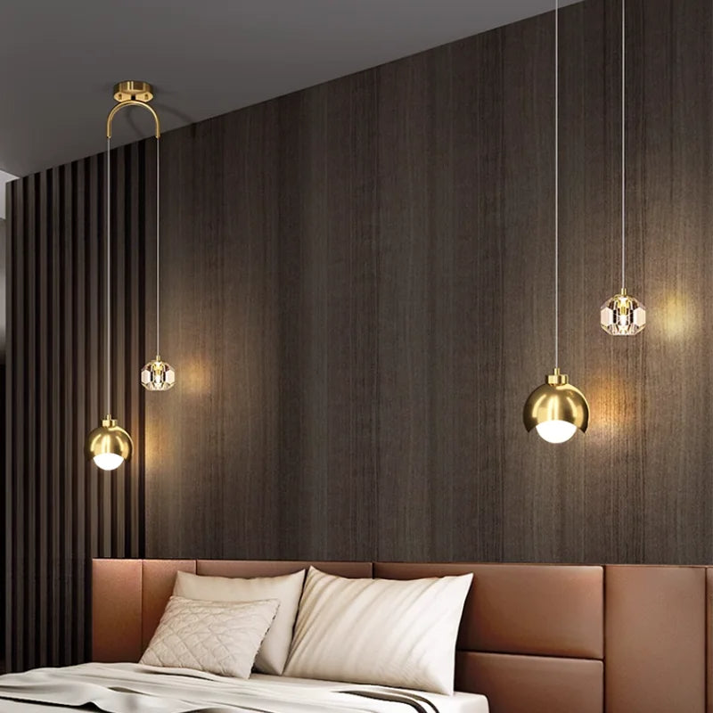 Kristallpendel Beleuchtung Mit Warmer 3000K LED Für Esszimmer Und Schlafzimmer Elegant Glitzerndes Licht