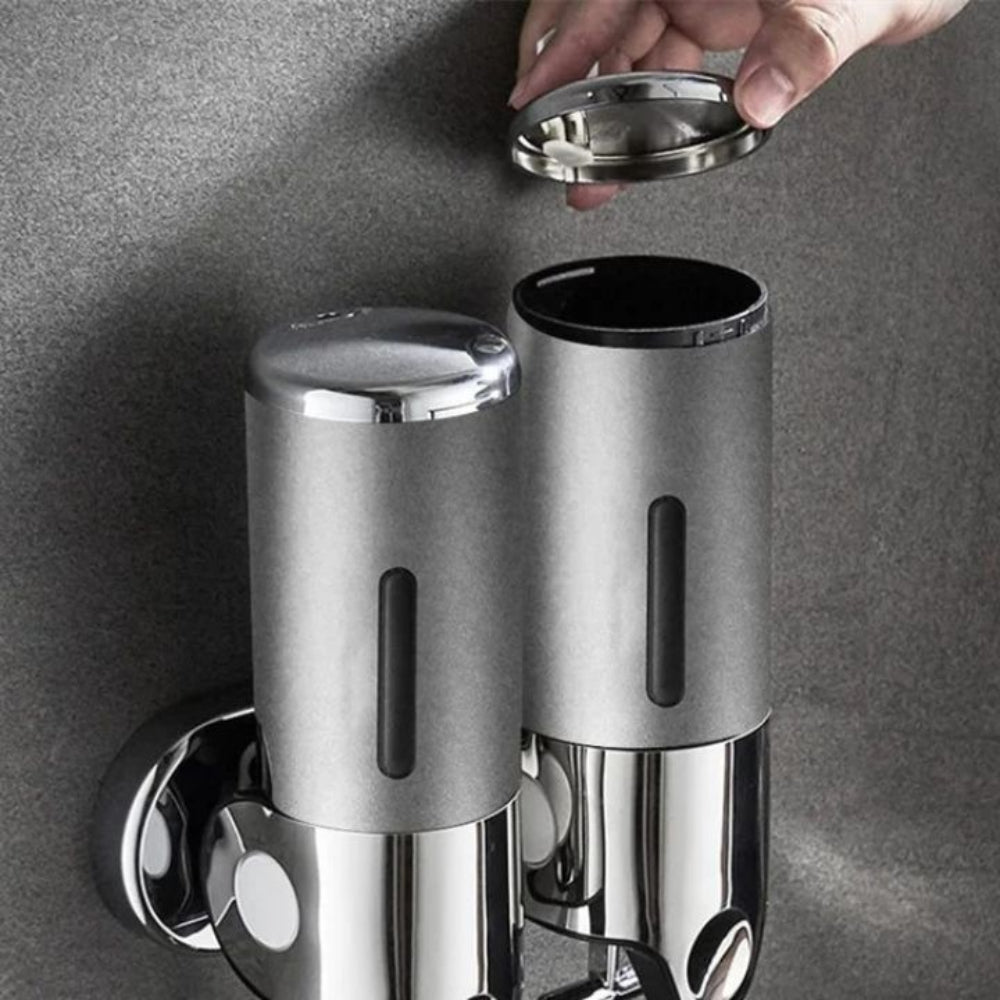 Moderne Wandzeepdispenser van RVS - Minimalistisch Accessoire voor de Badkamer