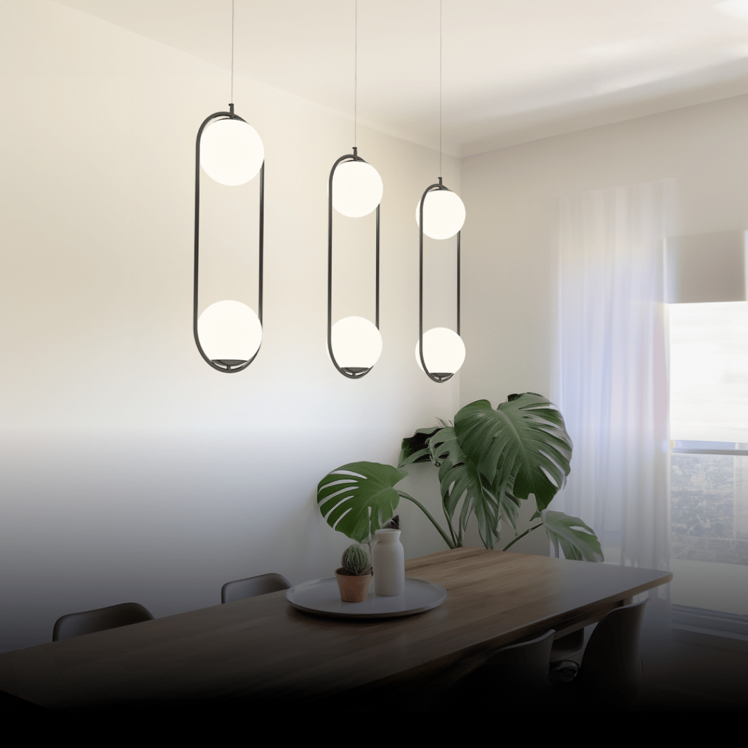 LED Pendellampe Mit Gold Glas Optik Im Skandinavisches Design Warmweiß 3000K Energiesparende Licht Esszimmer Küche Büro