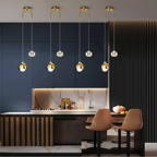 Kristallpendel Beleuchtung Mit Warmer 3000K LED Für Esszimmer Und Schlafzimmer Elegant Glitzerndes Licht