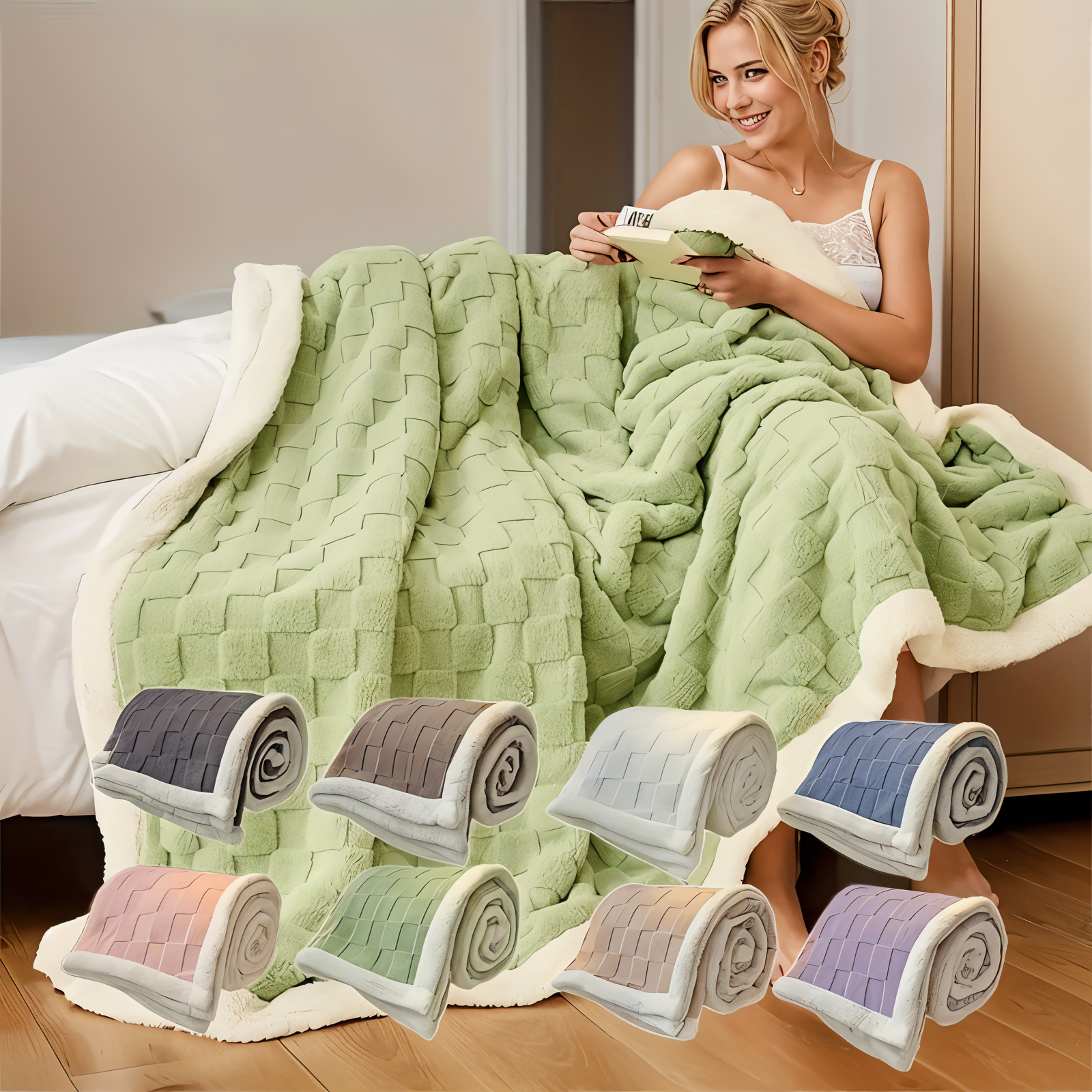 Warme Winterausführung mit weicher, umkehrbarer Oberfläche für entspannte Abende