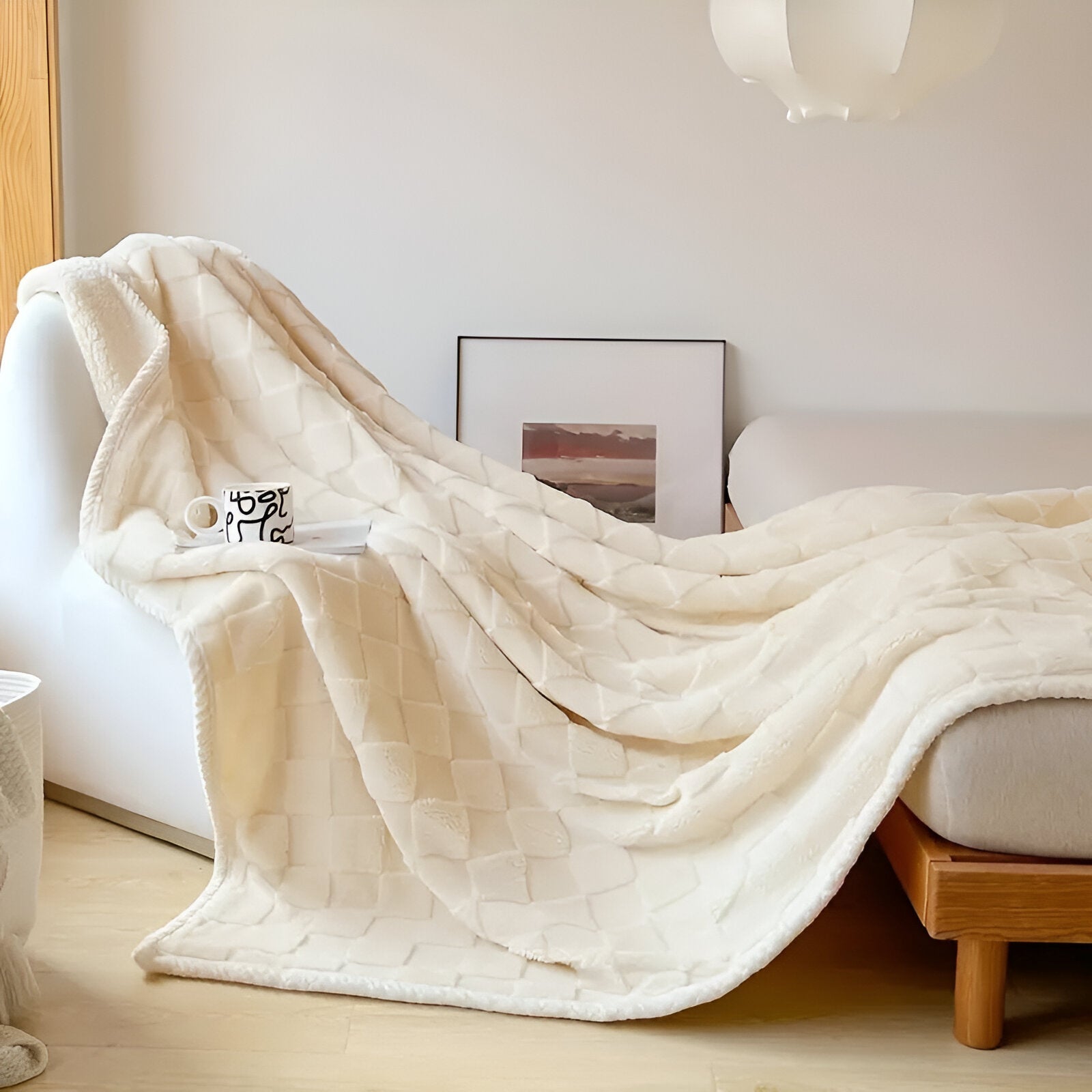 Warme Winterausführung mit weicher, umkehrbarer Oberfläche für entspannte Abende