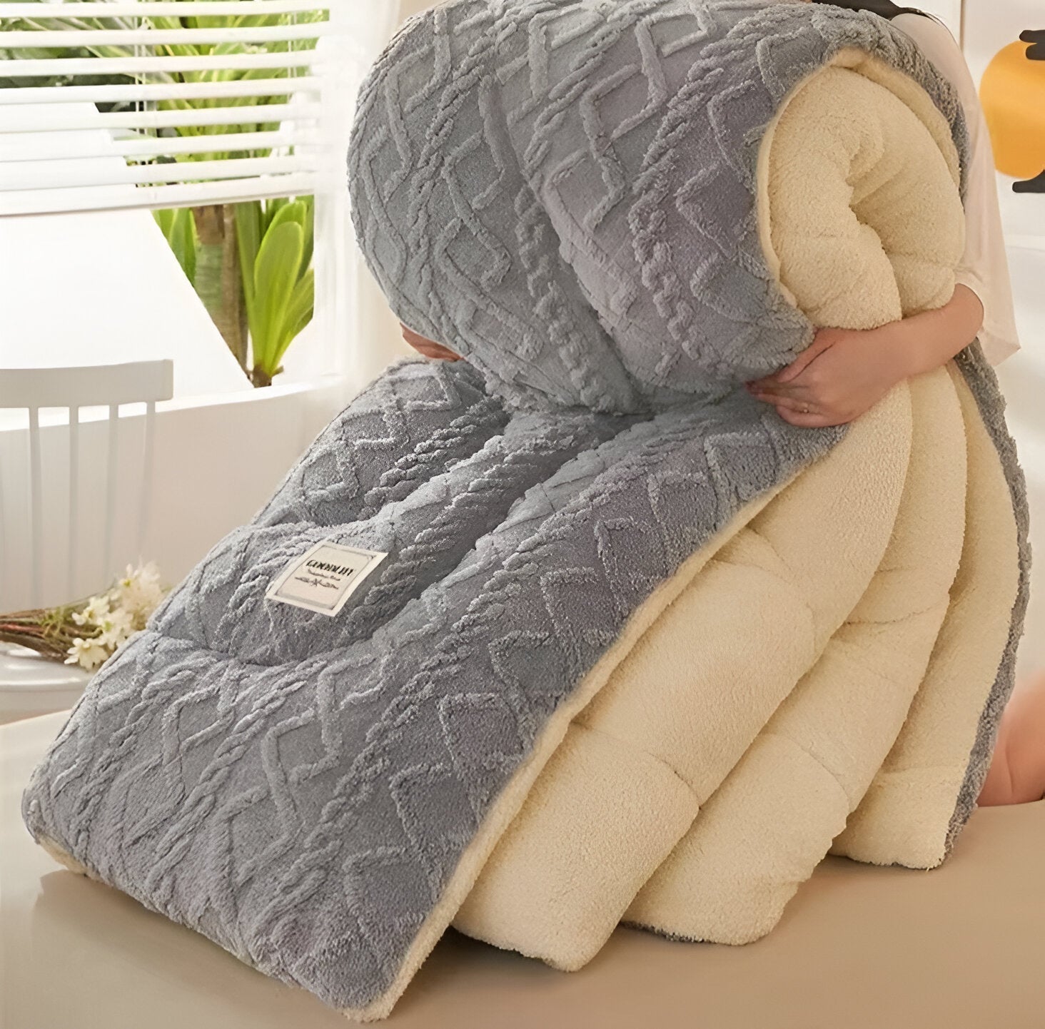 Wendbare Baumwollstruktur In Weicher Premiumqualität Für Ein Gemütliches Zuhause Mit Wende Bettdecke