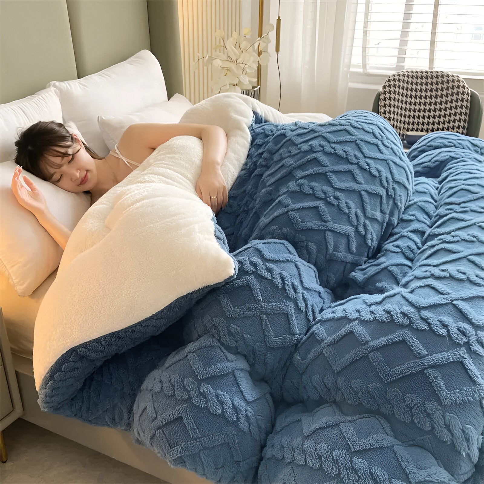 Wendbare Baumwollstruktur In Weicher Premiumqualität Für Ein Gemütliches Zuhause Mit Wende Bettdecke