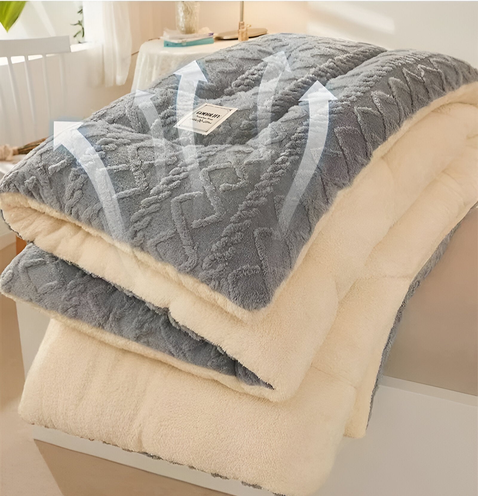 Wendbare Baumwollstruktur In Weicher Premiumqualität Für Ein Gemütliches Zuhause Mit Wende Bettdecke