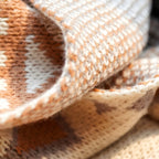 Boho-inspiriertes geometrisches Design mit weicher Struktur für stilvolle Wohnbereiche