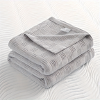 Atmungsaktive Baumwoll-Strickstruktur für ganzjährigen Komfort und ein ausgeglichenes Raumklima