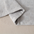 Atmungsaktive Baumwoll-Strickstruktur für ganzjährigen Komfort und ein ausgeglichenes Raumklima