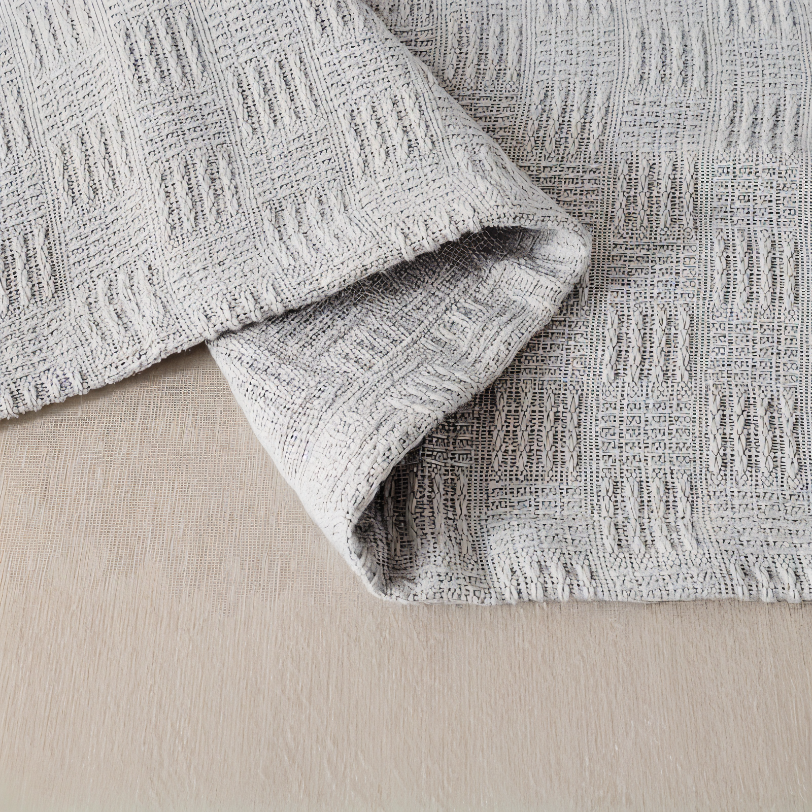 Atmungsaktive Baumwoll-Strickstruktur für ganzjährigen Komfort und ein ausgeglichenes Raumklima