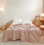 Luftige Baumwoll-Waffelstruktur für eine natürliche und harmonische Wohnatmosphäre