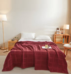 Luftige Baumwoll-Waffelstruktur für eine natürliche und harmonische Wohnatmosphäre