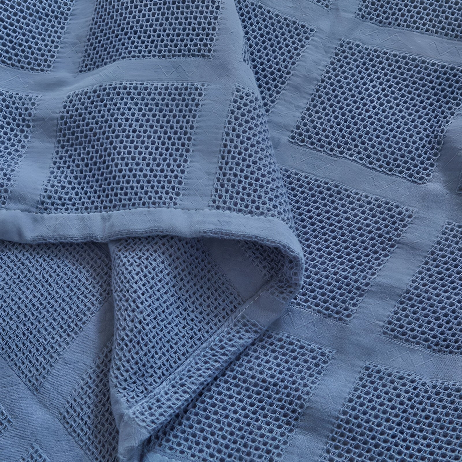 Luftige Baumwoll-Waffelstruktur für eine natürliche und harmonische Wohnatmosphäre