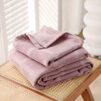 Luftige Baumwoll-Waffelstruktur für eine natürliche und harmonische Wohnatmosphäre