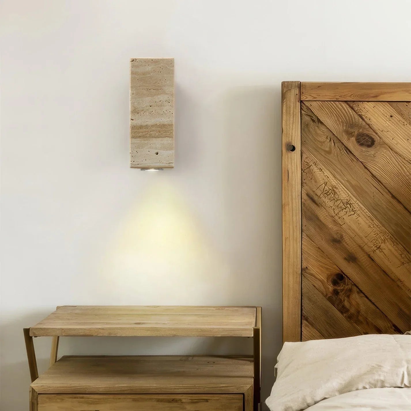 Marble Zen Wandlamp – Luxe Sfeerverlichting met Japandi Stijl