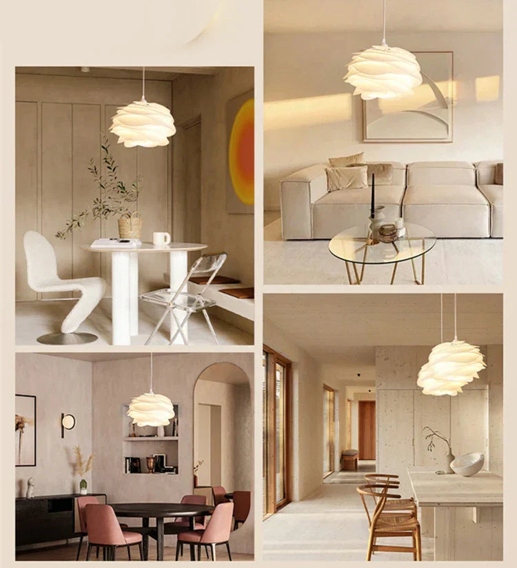 LED Pendelleuchte Mit Rosen Mehrschicht Design Und Warmweißem Licht Für Esstisch Schlafzimmer Und Wohnzimmer Stilvoll