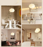 LED Pendelleuchte Mit Rosen Mehrschicht Design Und Warmweißem Licht Für Esstisch Schlafzimmer Und Wohnzimmer Stilvoll