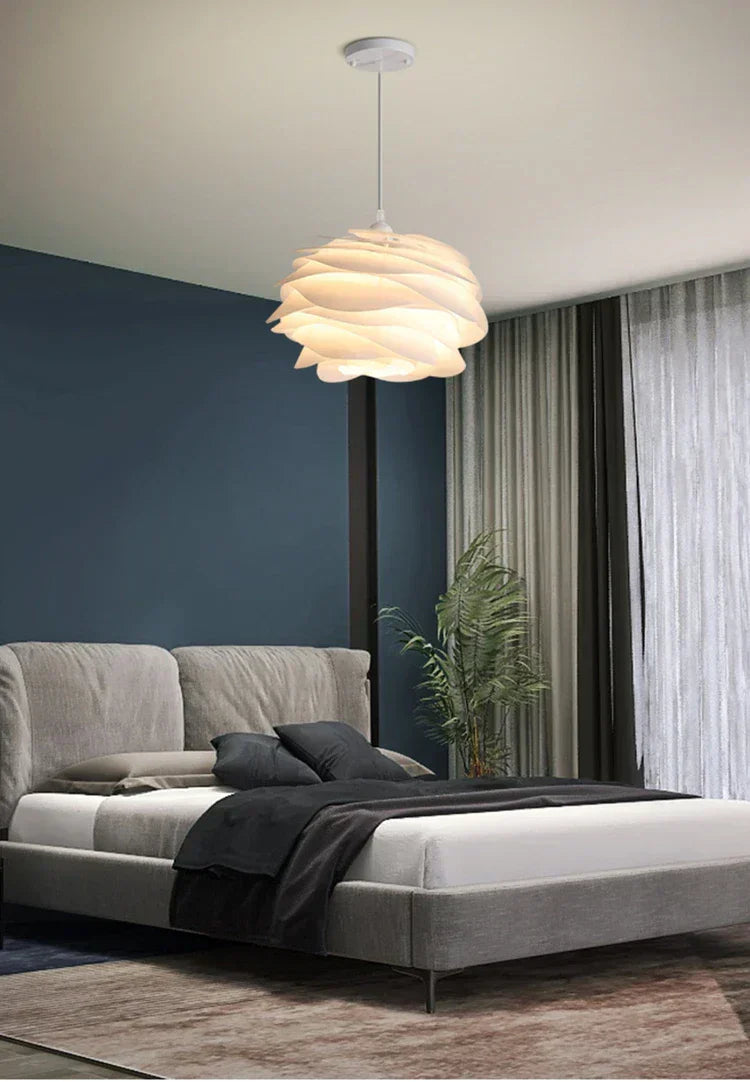 LED Pendelleuchte Mit Rosen Mehrschicht Design Und Warmweißem Licht Für Esstisch Schlafzimmer Und Wohnzimmer Stilvoll