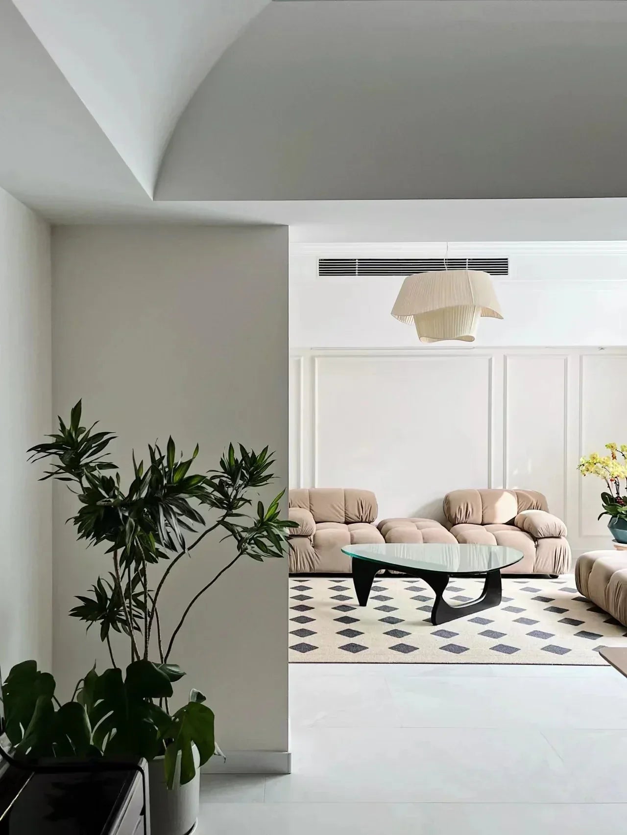 Doppelbogen Deckenleuchte Mit LED Slim Flush Mount Schlanke Moderne Beleuchtung Für Wohnzimmer Schlafzimmer Flure Büros