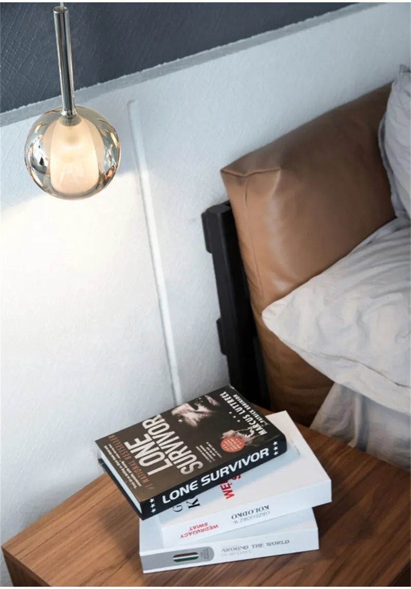 Moderne Glaskugel Hängeleuchte Mit Minimalistischem Design Und Hochwertigen Metallelementen Für Küche Und Esszimmer