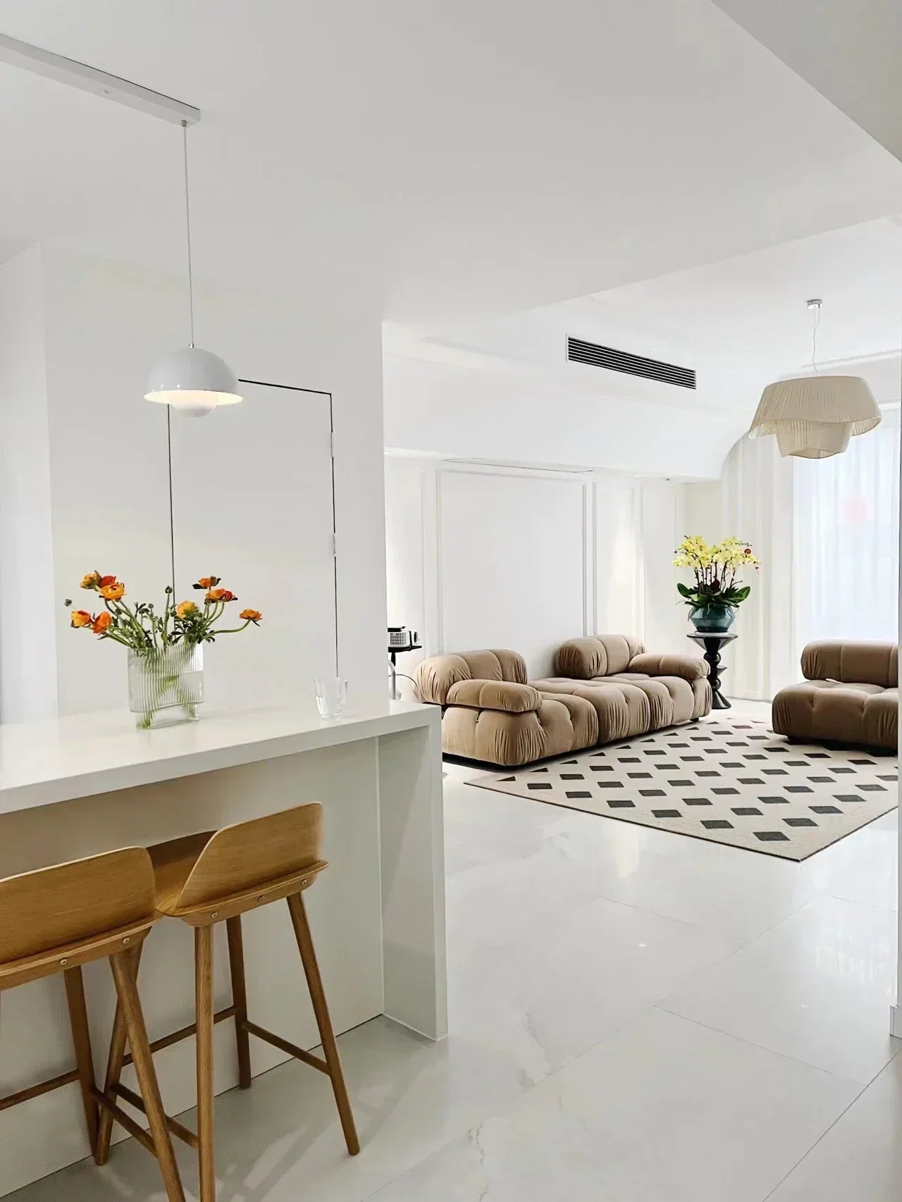 Doppelbogen Deckenleuchte Mit LED Slim Flush Mount Schlanke Moderne Beleuchtung Für Wohnzimmer Schlafzimmer Flure Büros