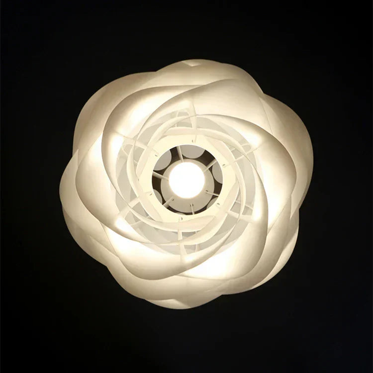 LED Pendelleuchte Mit Rosen Mehrschicht Design Und Warmweißem Licht Für Esstisch Schlafzimmer Und Wohnzimmer Stilvoll