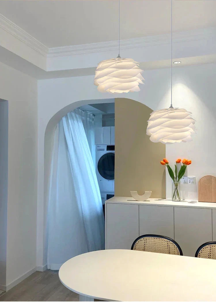 LED Pendelleuchte Mit Rosen Mehrschicht Design Und Warmweißem Licht Für Esstisch Schlafzimmer Und Wohnzimmer Stilvoll