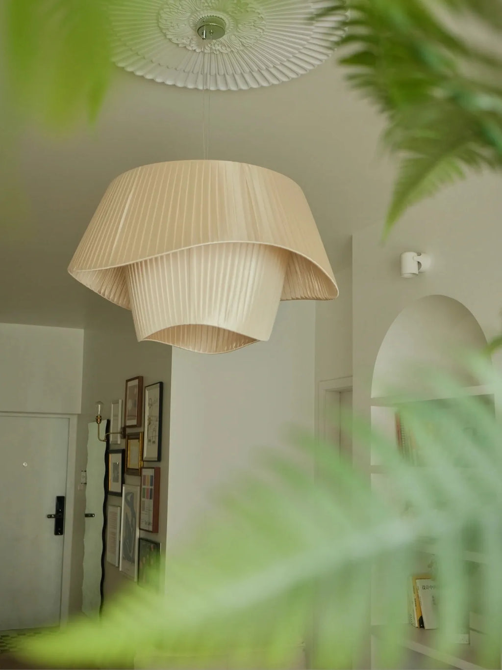 Doppelbogen Deckenleuchte Mit LED Slim Flush Mount Schlanke Moderne Beleuchtung Für Wohnzimmer Schlafzimmer Flure Büros