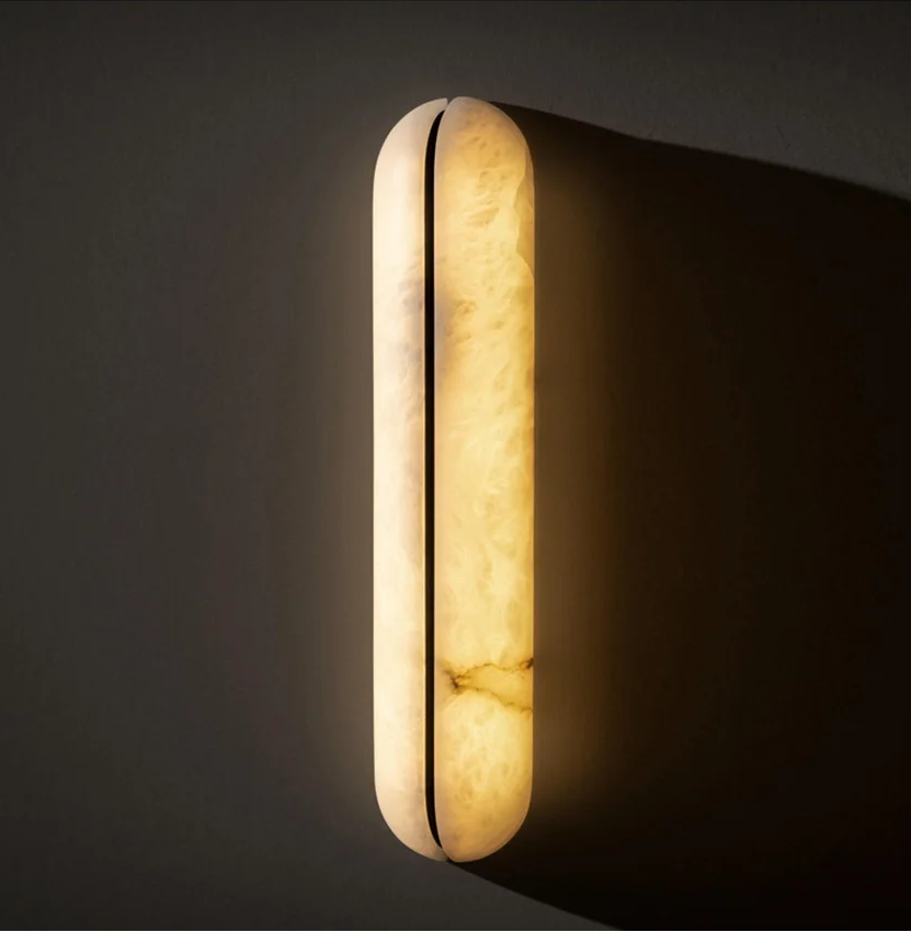Nora Marble Led Wall Light Black | Celestre