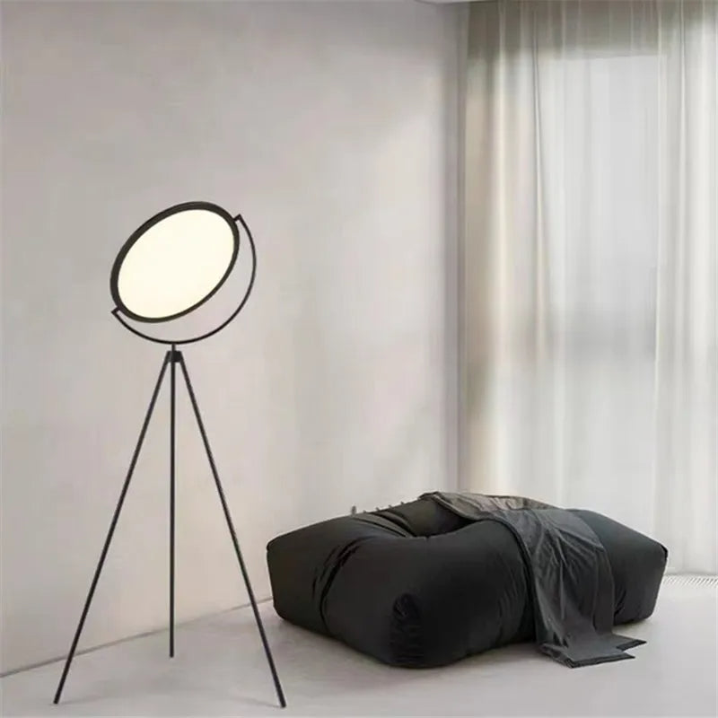 LED Ring Stehleuchte Mit Dreibein Stativ Und Weichem Gleichmäßigem Licht Für Wohnzimmer Und Leseecken
