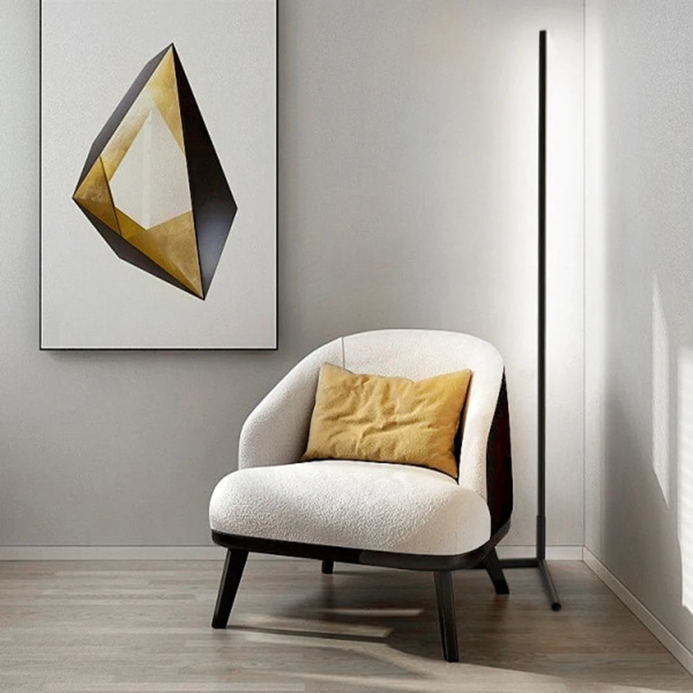 LED Eck-Stehleuchte Warmweiß 3000K 1200 Lumen Für Wohnzimmer Flur Ecke Moderne Beleuchtung