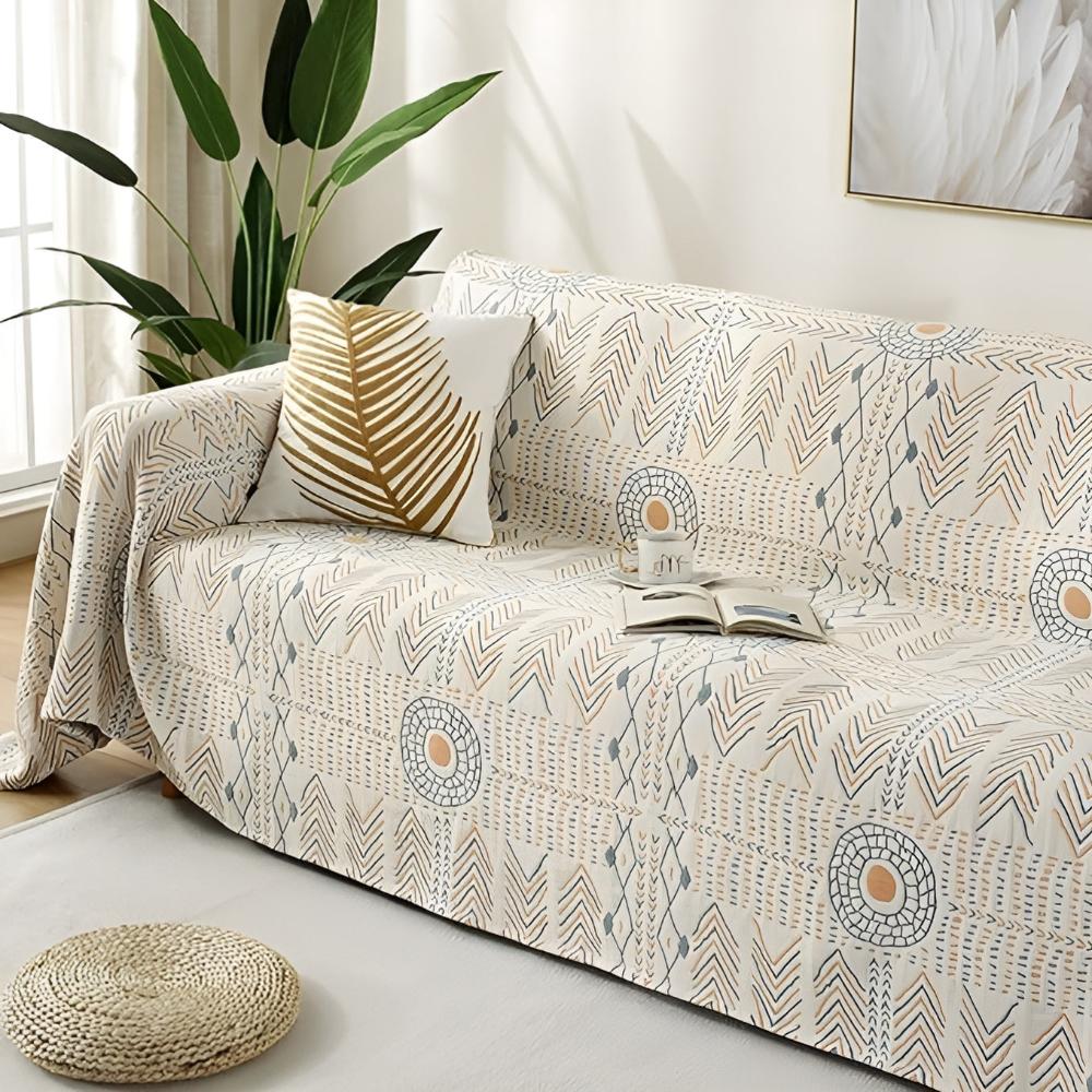 Wendbare Baumwolldecke In Weicher Premiumqualität Für Ein Gemütliches Zuhause Mit Beidseitigem Muster