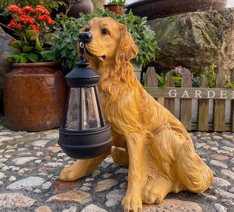  Hondenfiguur met zonne-LED-verlichting-lumipup-3