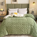 Wendbare Baumwollstruktur In Weicher Premiumqualität Für Ein Gemütliches Zuhause Plüschige Sherpa Decke