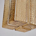 Hängeleuchte Mit Drei Glas Schirme Im Art Deco Stil Und Modernem Metallrahmen Ideal Für Esszimmer Eingangsbereiche