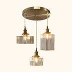 Hängeleuchte Mit Drei Glas Schirme Im Art Deco Stil Und Modernem Metallrahmen Ideal Für Esszimmer Eingangsbereiche